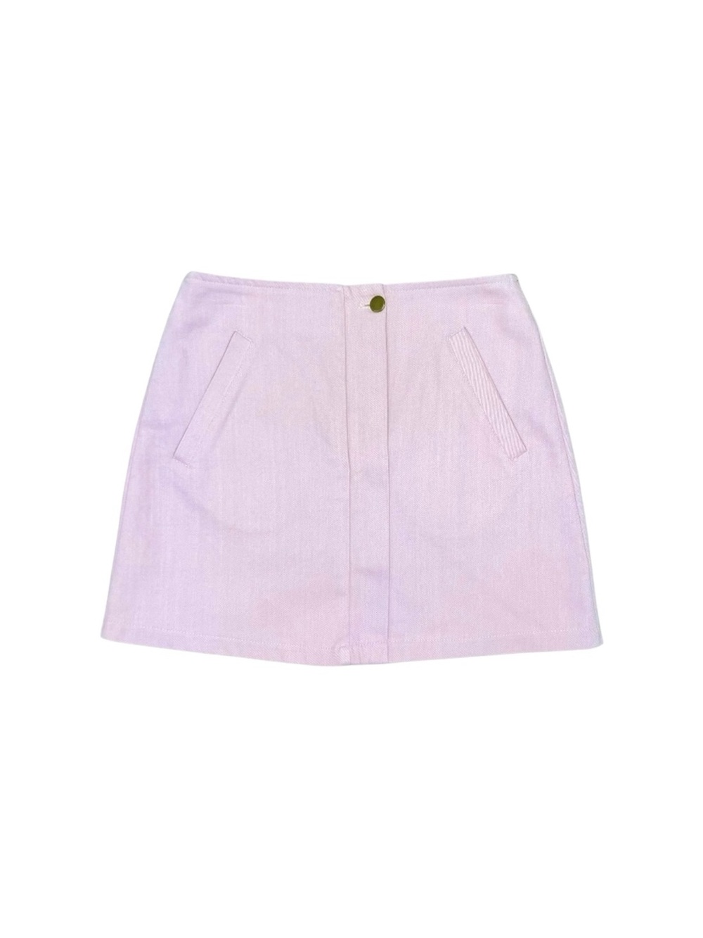 Pinkyotto New York Mini Skirt Women’s Small Pink A-Line Denim Feel Stretch
